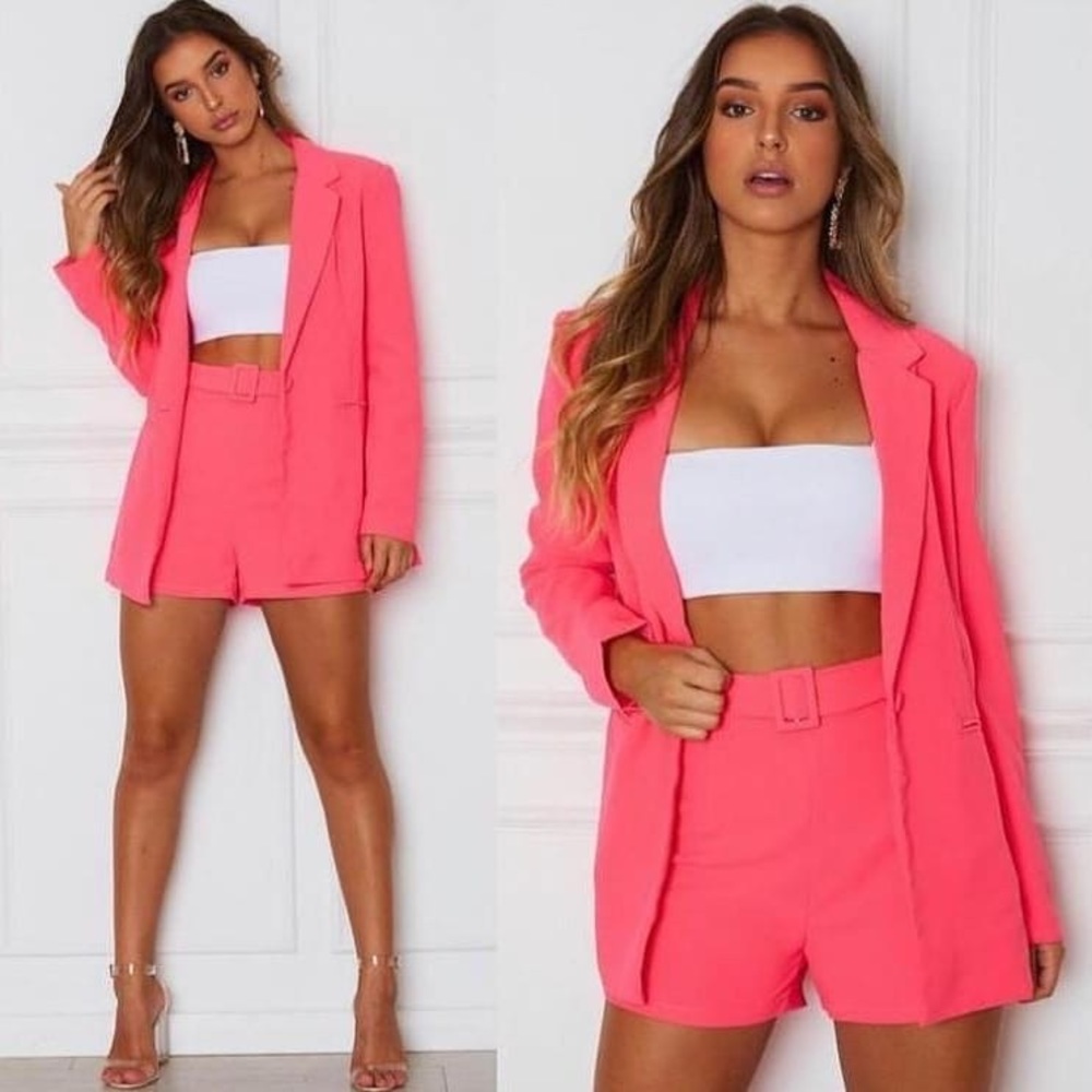 2 piece Shorts Suit/ Elegant